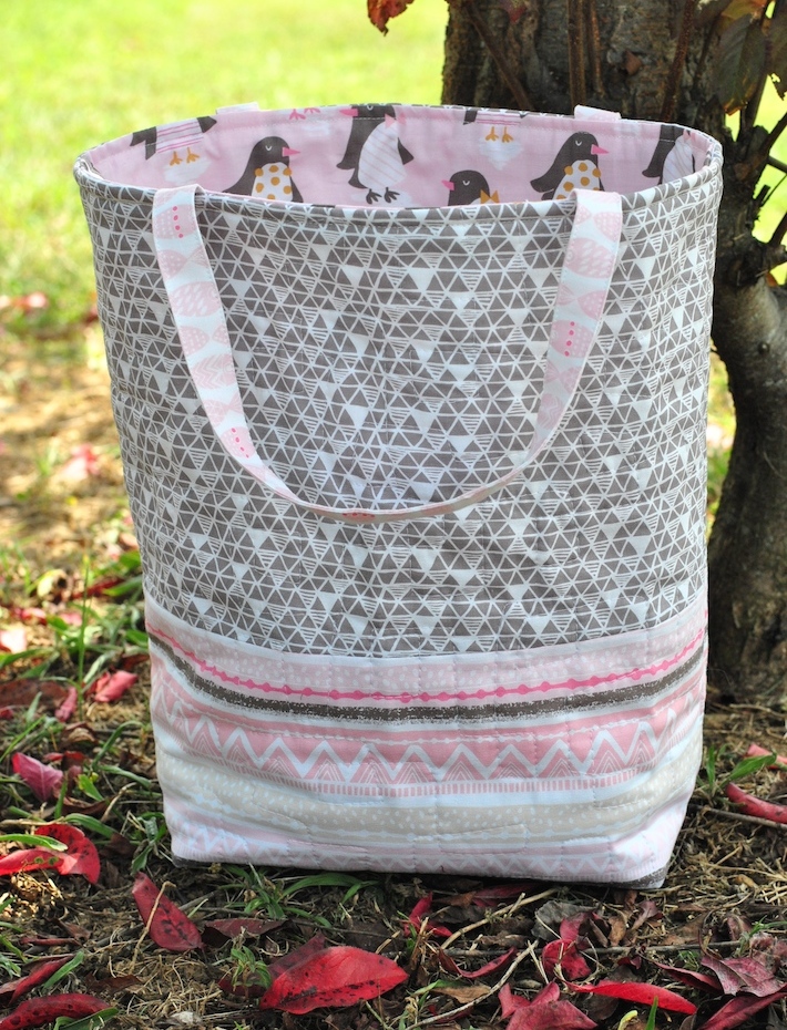 Sew a simple, quilted tote bag in 1 hour with this tutorial