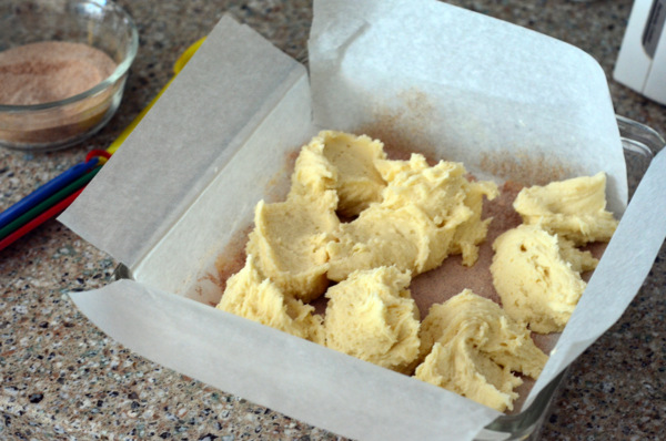 Making Snickerdoodle Bar Cookies
