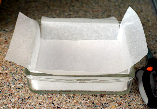 Lining a Pan with Parchment Paper