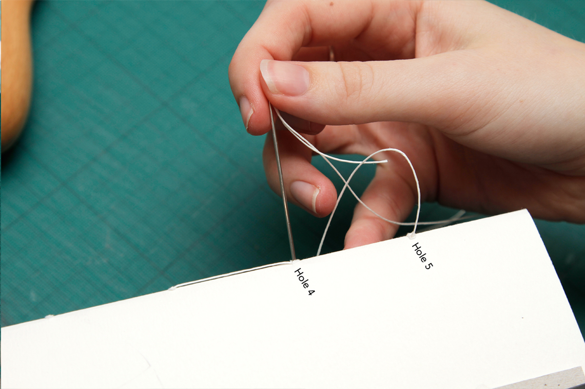 DIY Sketchbook sewing