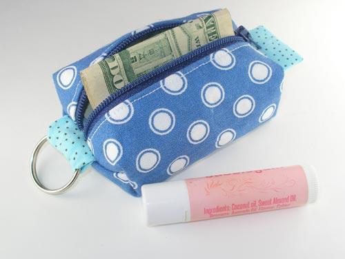 teeny tiny zipper coin purse