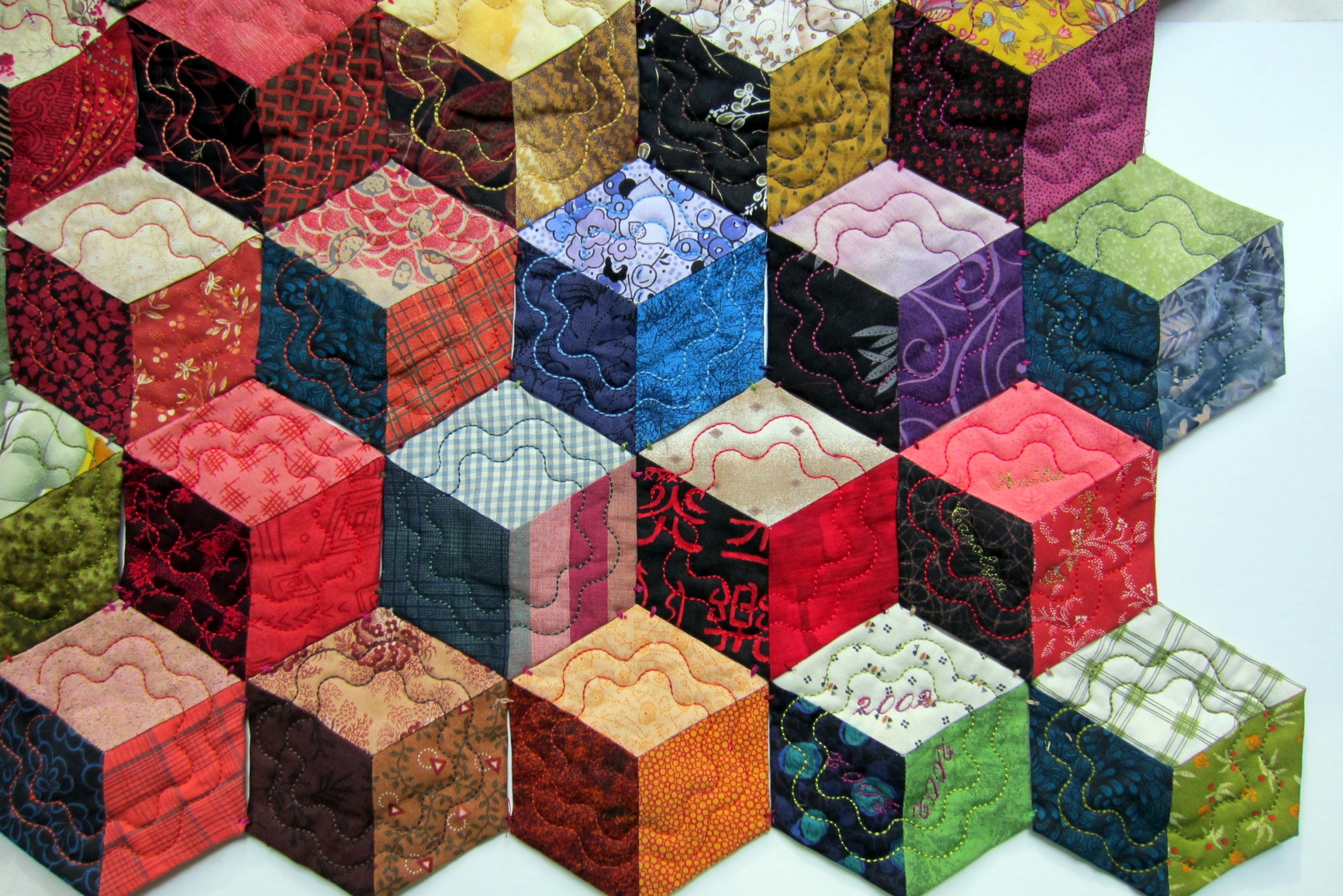 Quilted Hexagons