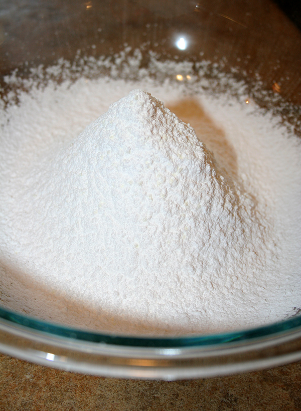 Powdered Sugar and Powdered Milk Sifted Together