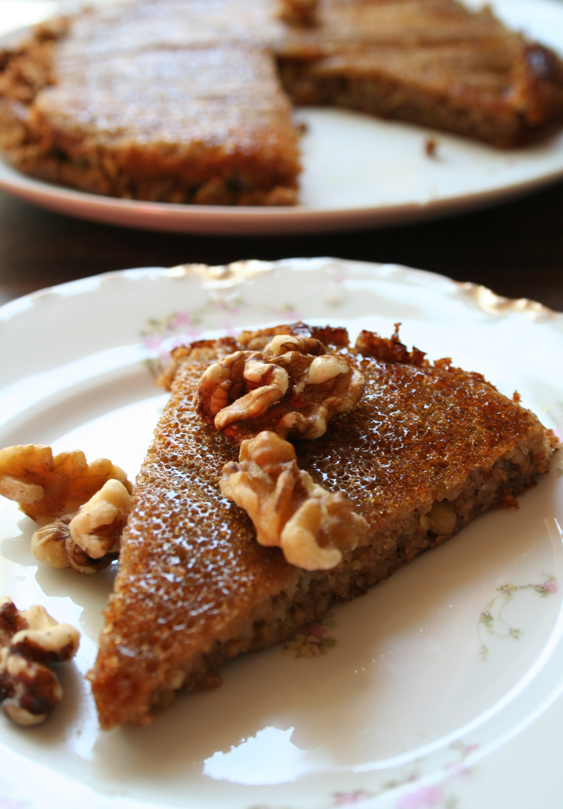 Nut and honey cake