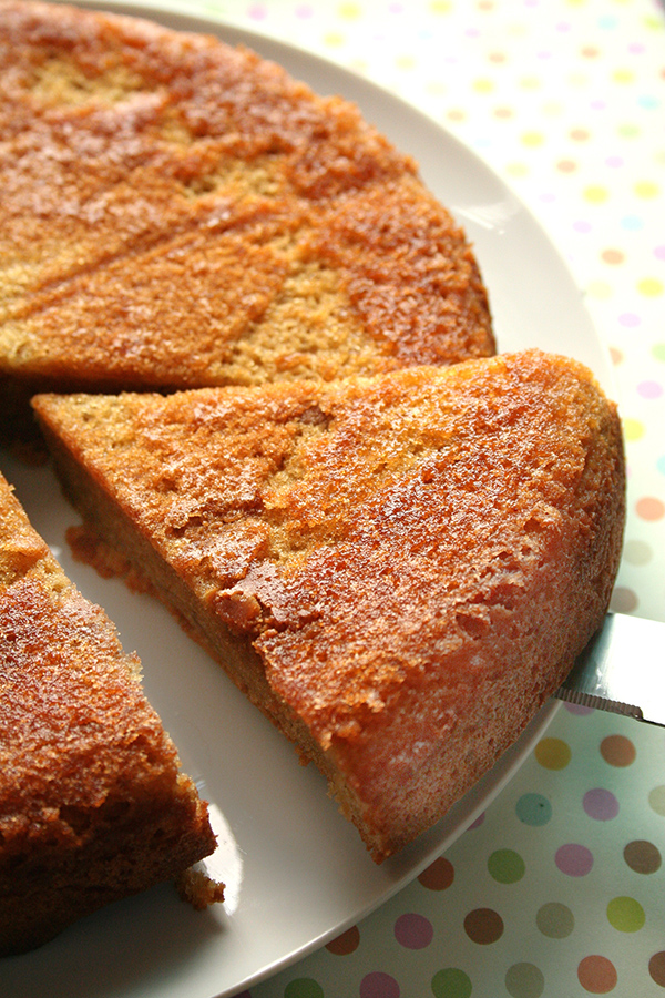 Peanut butter cake - yum!
