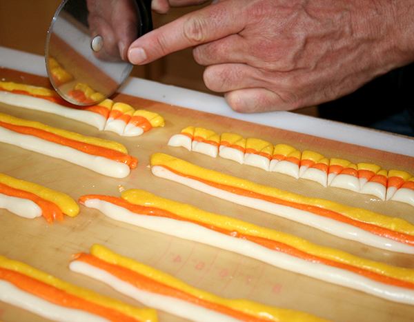 Cutting the corn