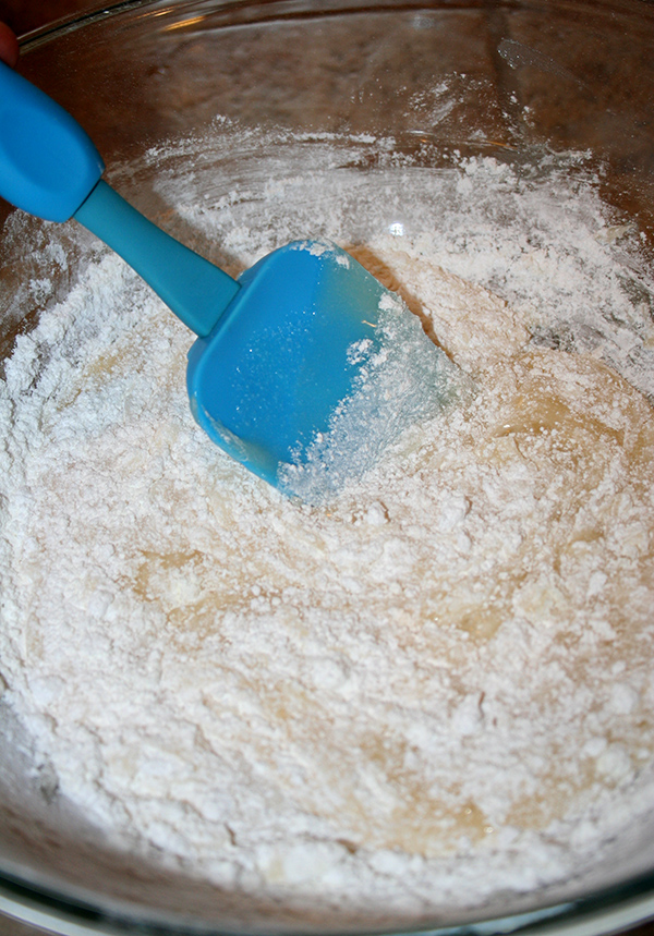 Stirring Candy Corn Mixture