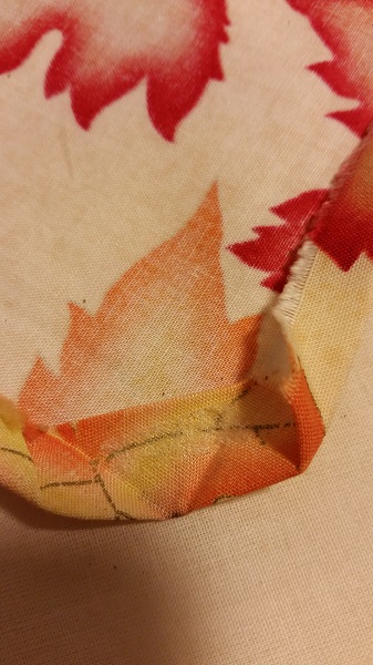 place a small piece into corner