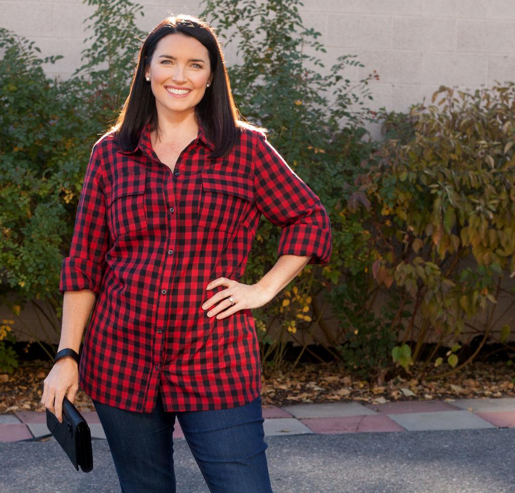 On the Hunt Plaid Shirt Kit for Sewing