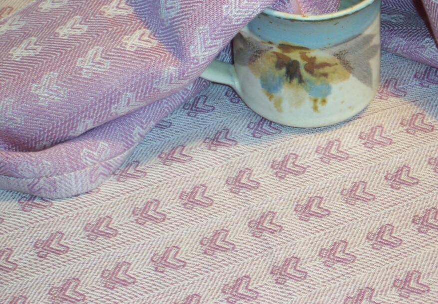 Lavender tea towel