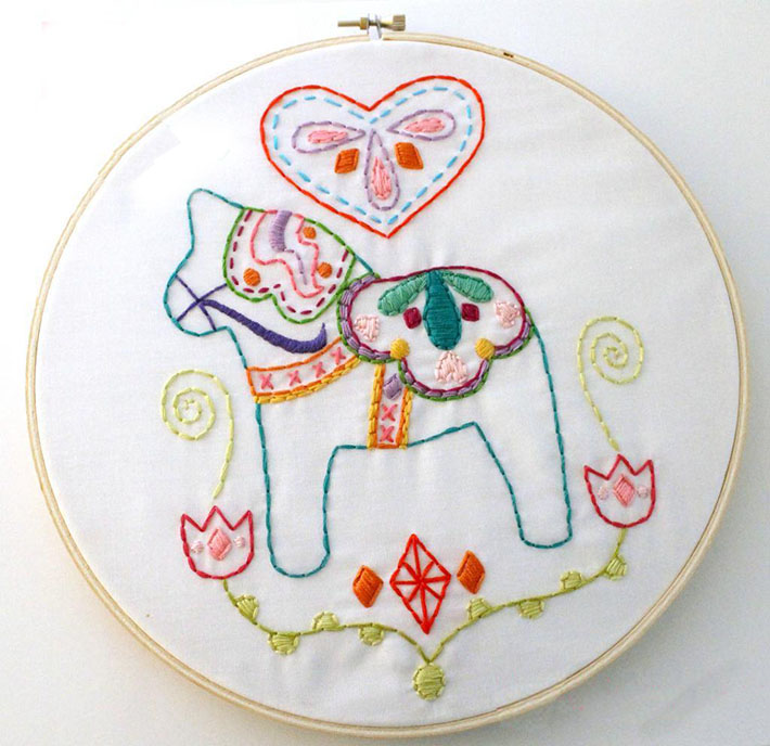 Discover colorful folk and traditional embroidery patterns from around the world.