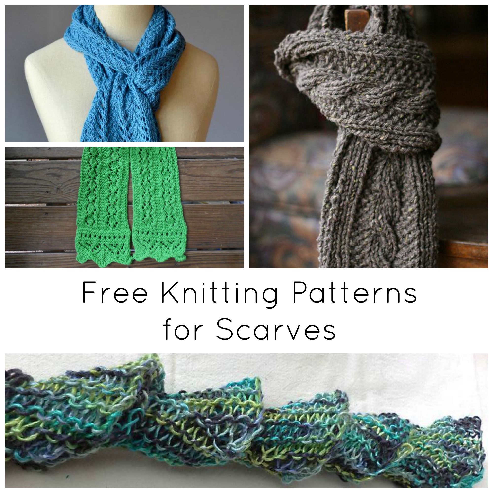 Free Knitting Patterns for Scarves