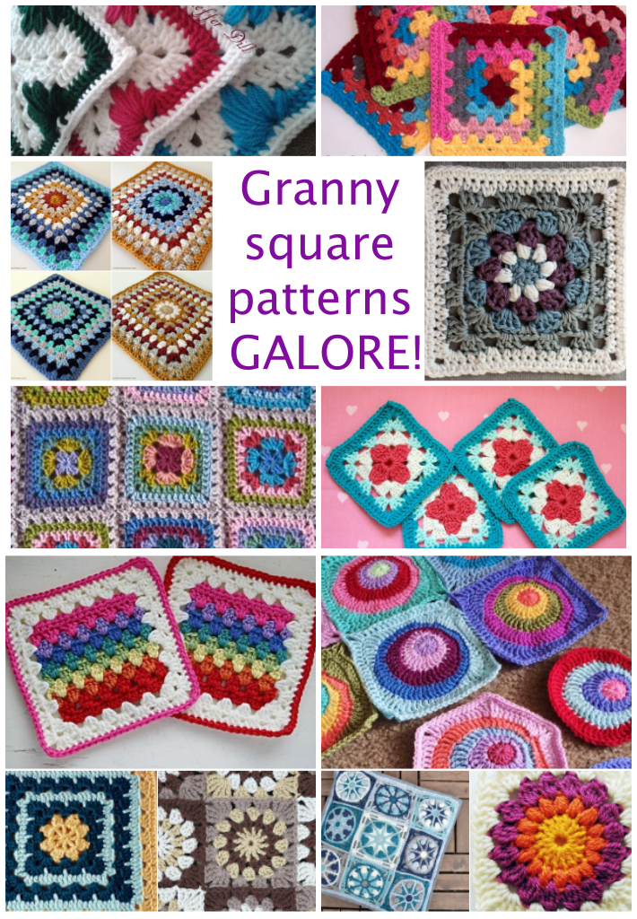 Solid Granny Square Pattern (2 Sizes) - Easy Crochet Patterns