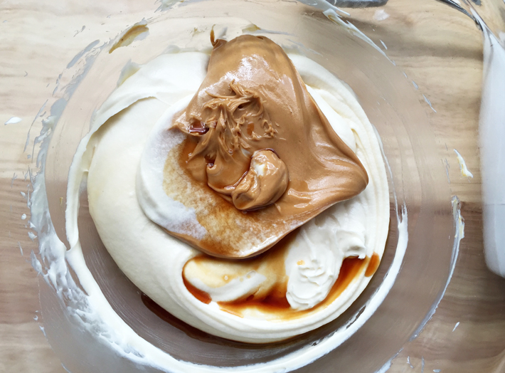 Add peanut butter and vanilla to complete your peanut butter buttercream