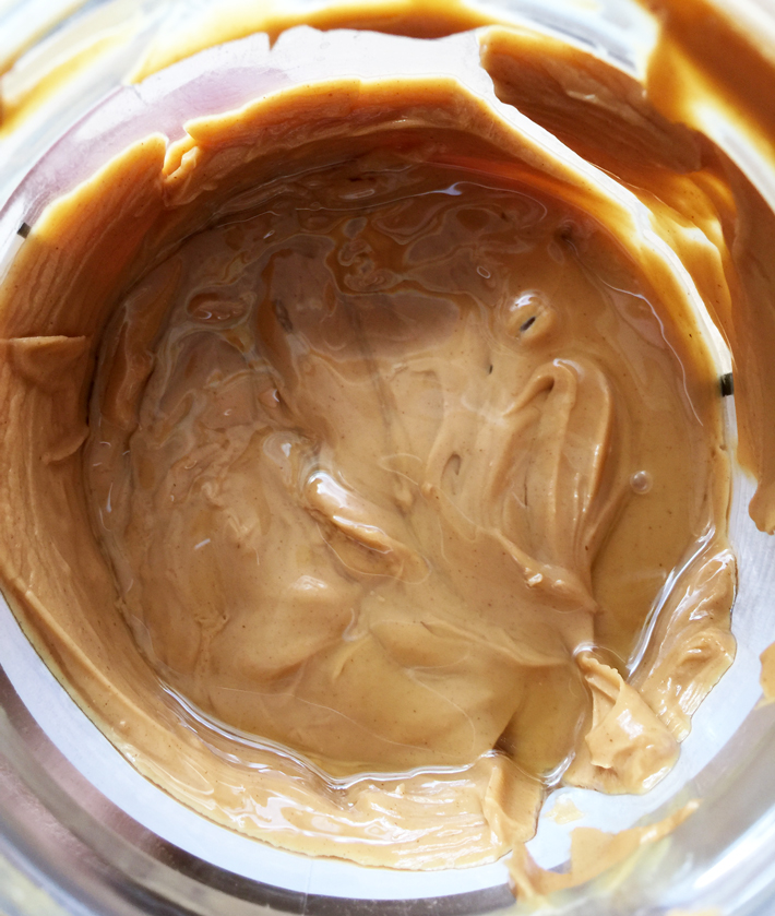 Use all-natural peanut butter to make peanut butter buttercream