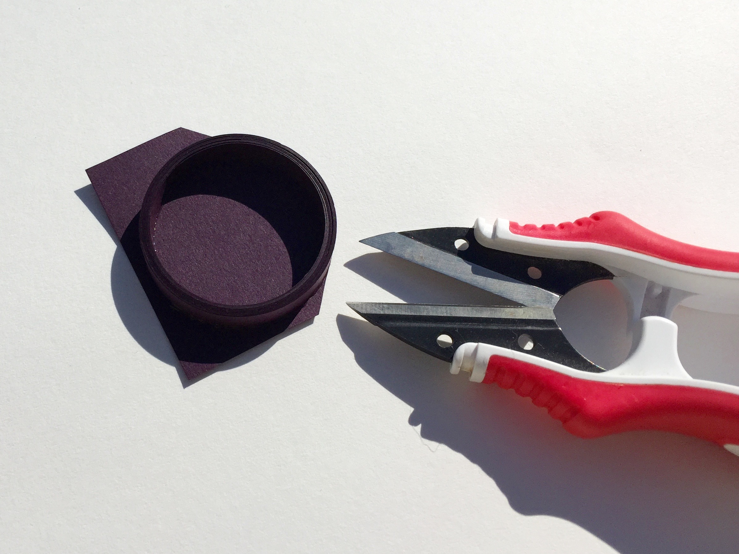 cut away quilled form