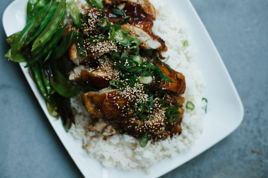 Finished Teriyaki Chicken