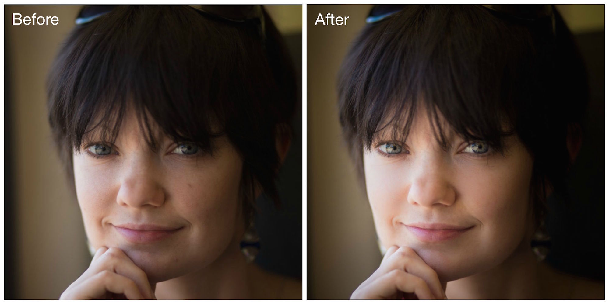 Lightroom Portrait Editing Removing Blemishes