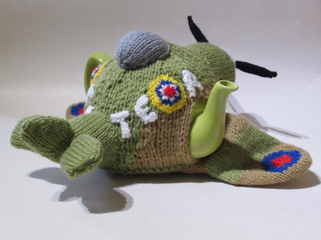 WWII Spitfire Tea Cosy Knitting Pattern