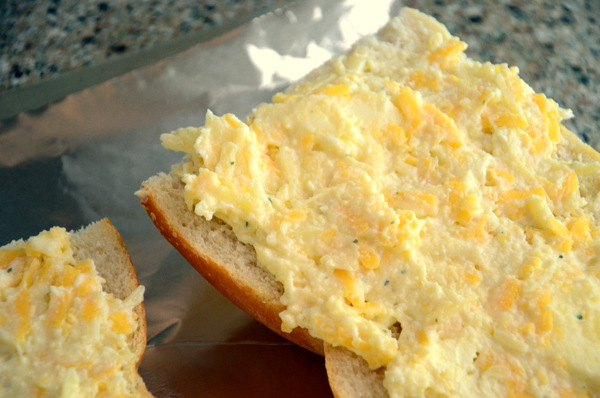 Unbaked Cheesy Garlic Bread