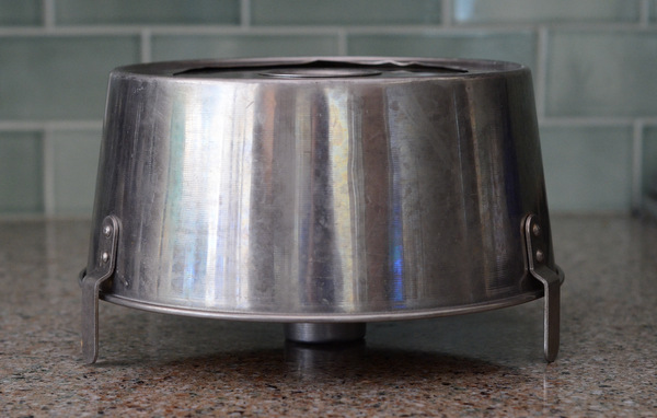 Cooling Chiffon Cake on the Counter