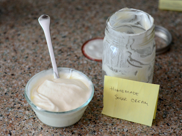 homemade sour cream