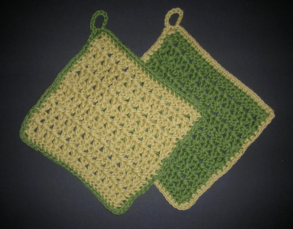 CrissCross Dishcloth FREE Crochet Pattern