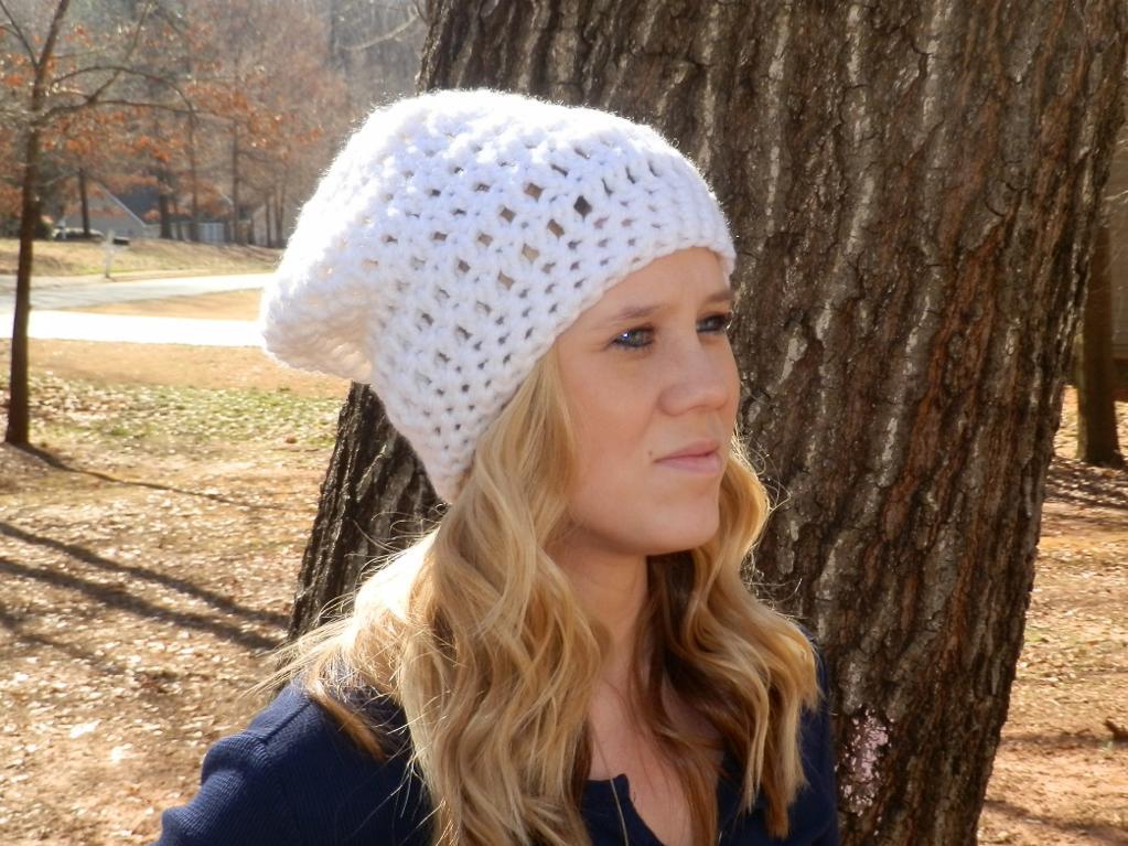 Easy Peasy Slouch Hat FREE Crochet Pattern
