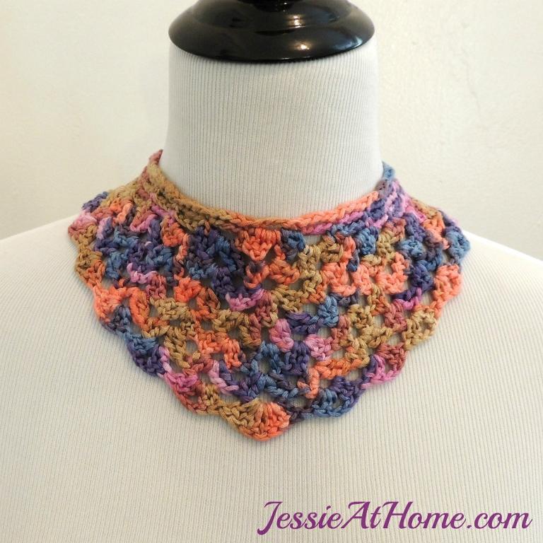 Shelly FREE Crochet Bib Necklace Pattern