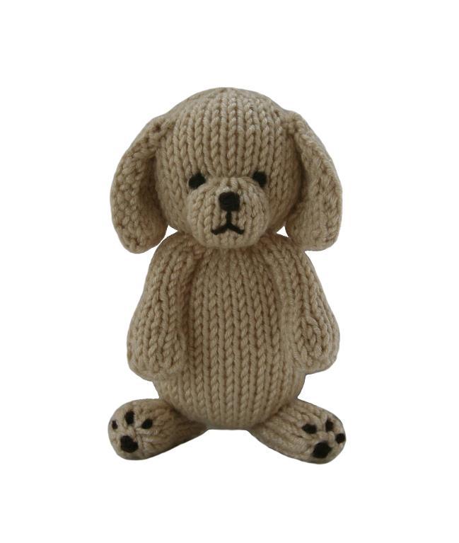 FREE Puppy Stuffed Toy Knitting Pattern