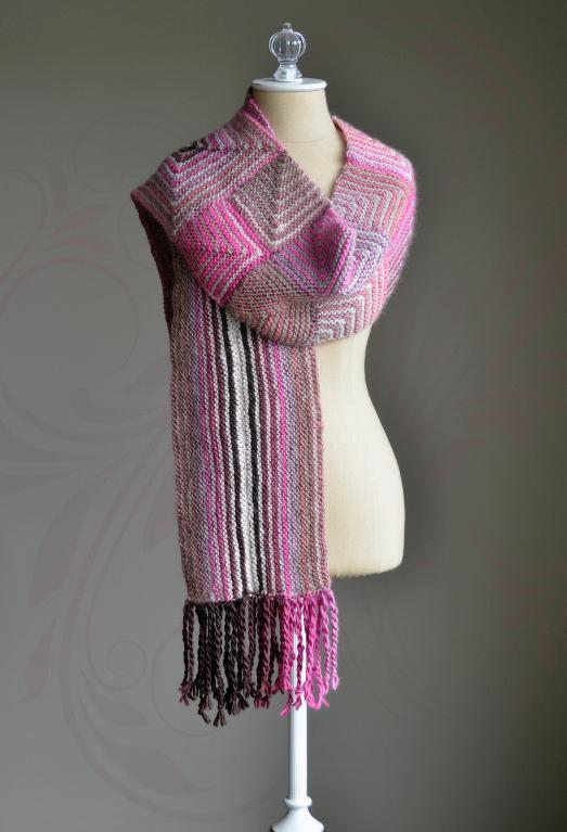 Mixed Miters Scarf