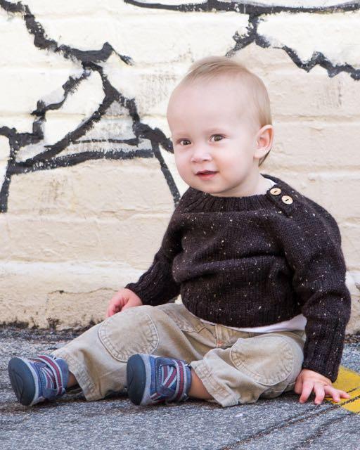 Omino (Little Man) Sweater Knitting Pattern