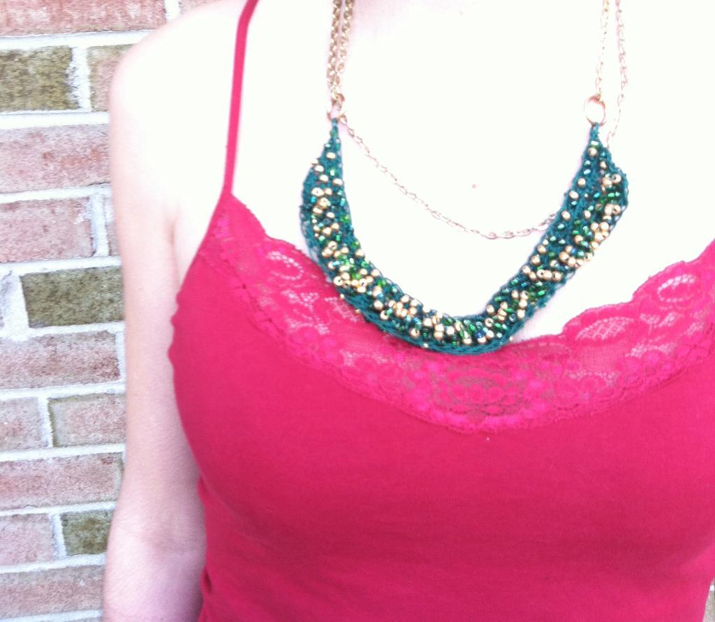 Summer Internship Beaded Necklace FREE Crochet Pattern