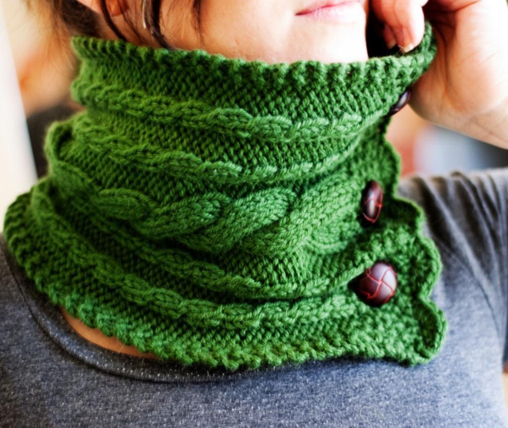 Ireland Neck Warmer knit