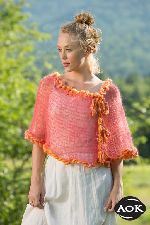 High Peak Poncho Knitting Pattern