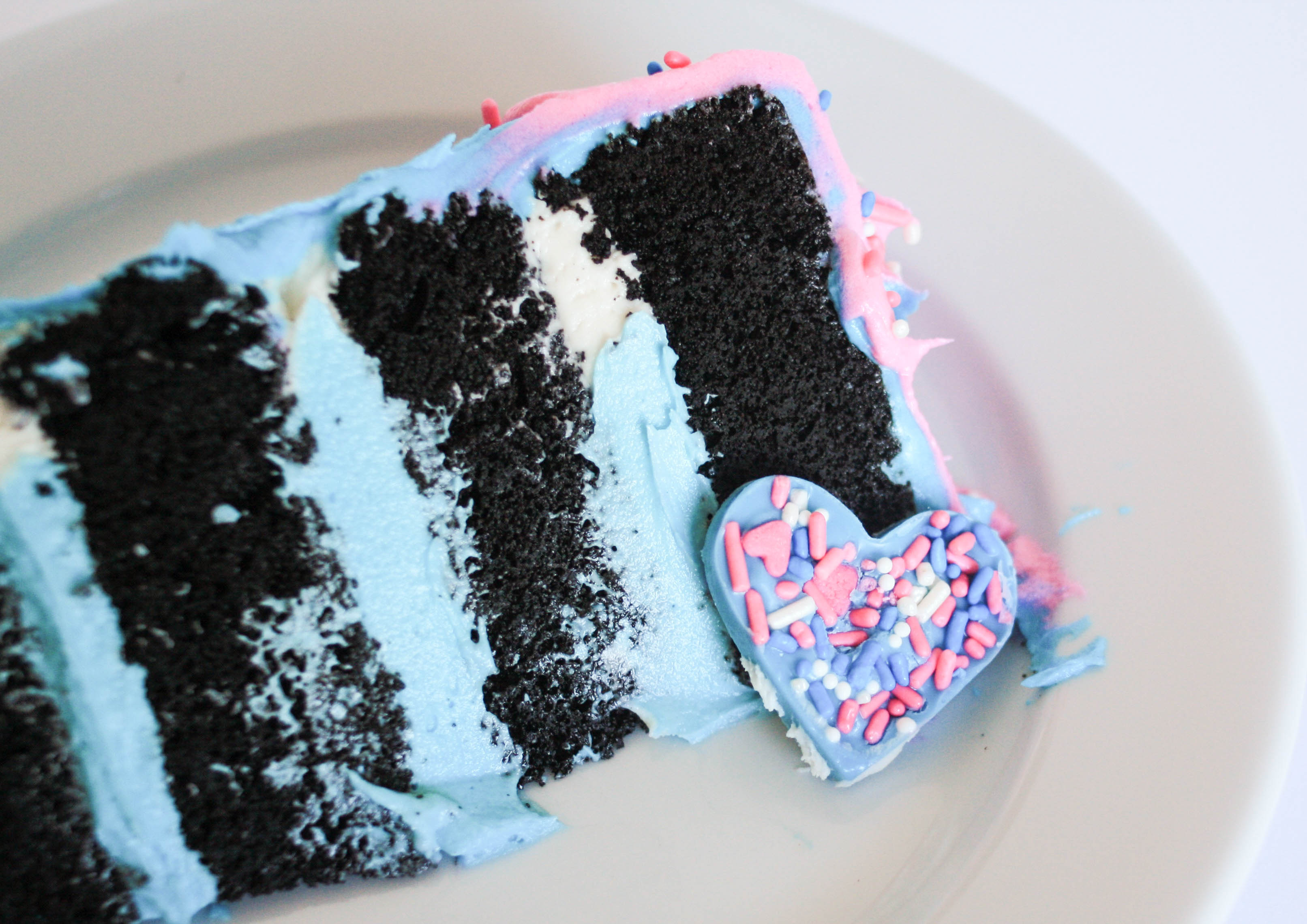 Gender Reveal Cake Slice | Erin Gardner | Bluprint