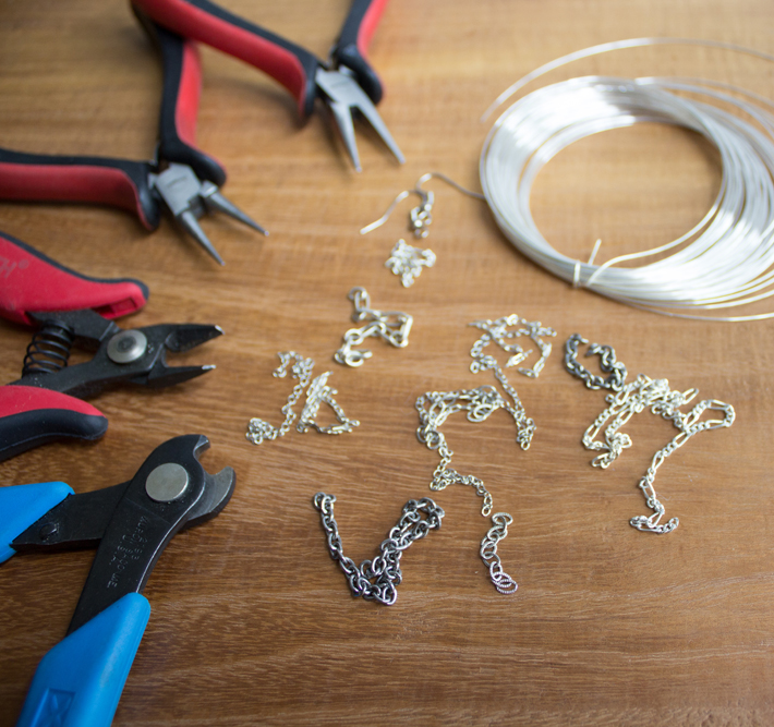 Materials for your chain earrings