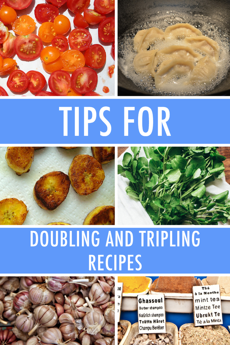 Tips for Doubling Recipes