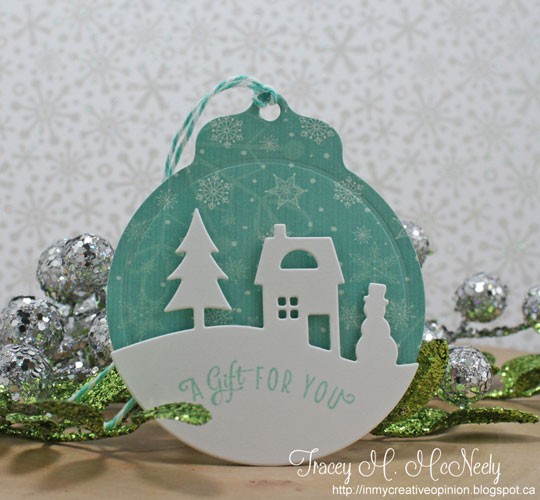 Serene Silhouette tag by Tracey McNeely