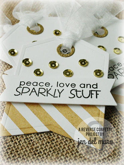 Sparkly Stuff tag by Jen Del Muro