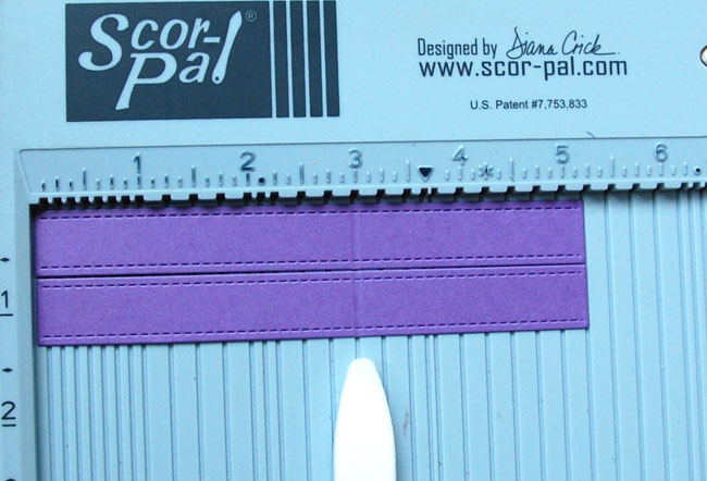 Score card stock strips