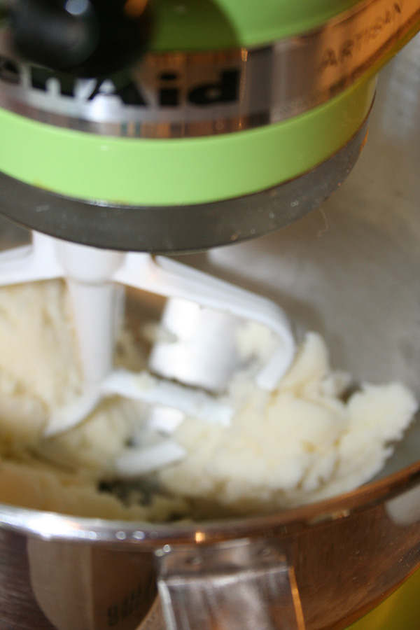 Creaming butter in a stand mixer