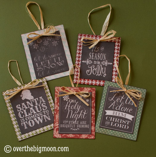 Chalkboard Printables by Pam Dana