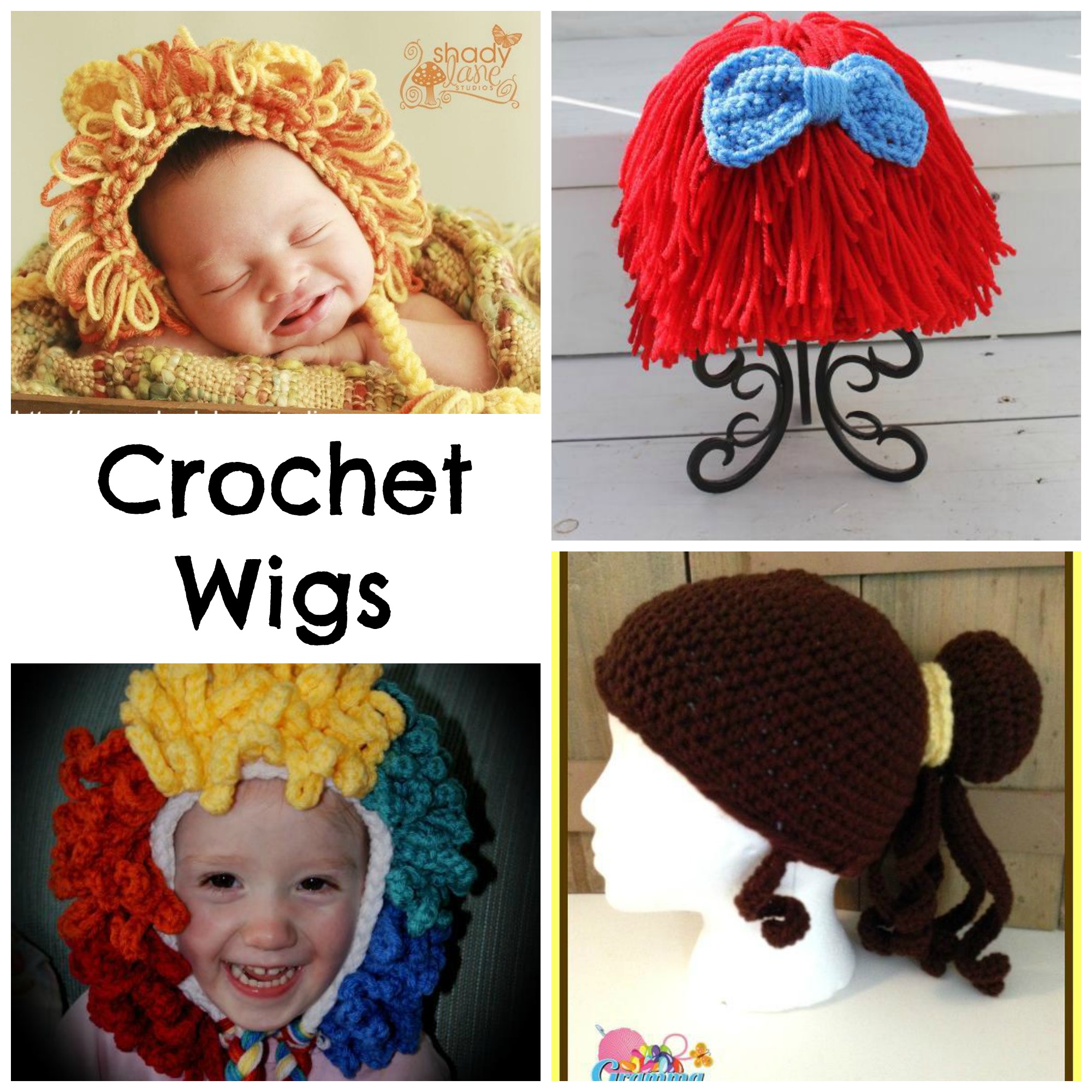 Crochet Wigs for Halloween
