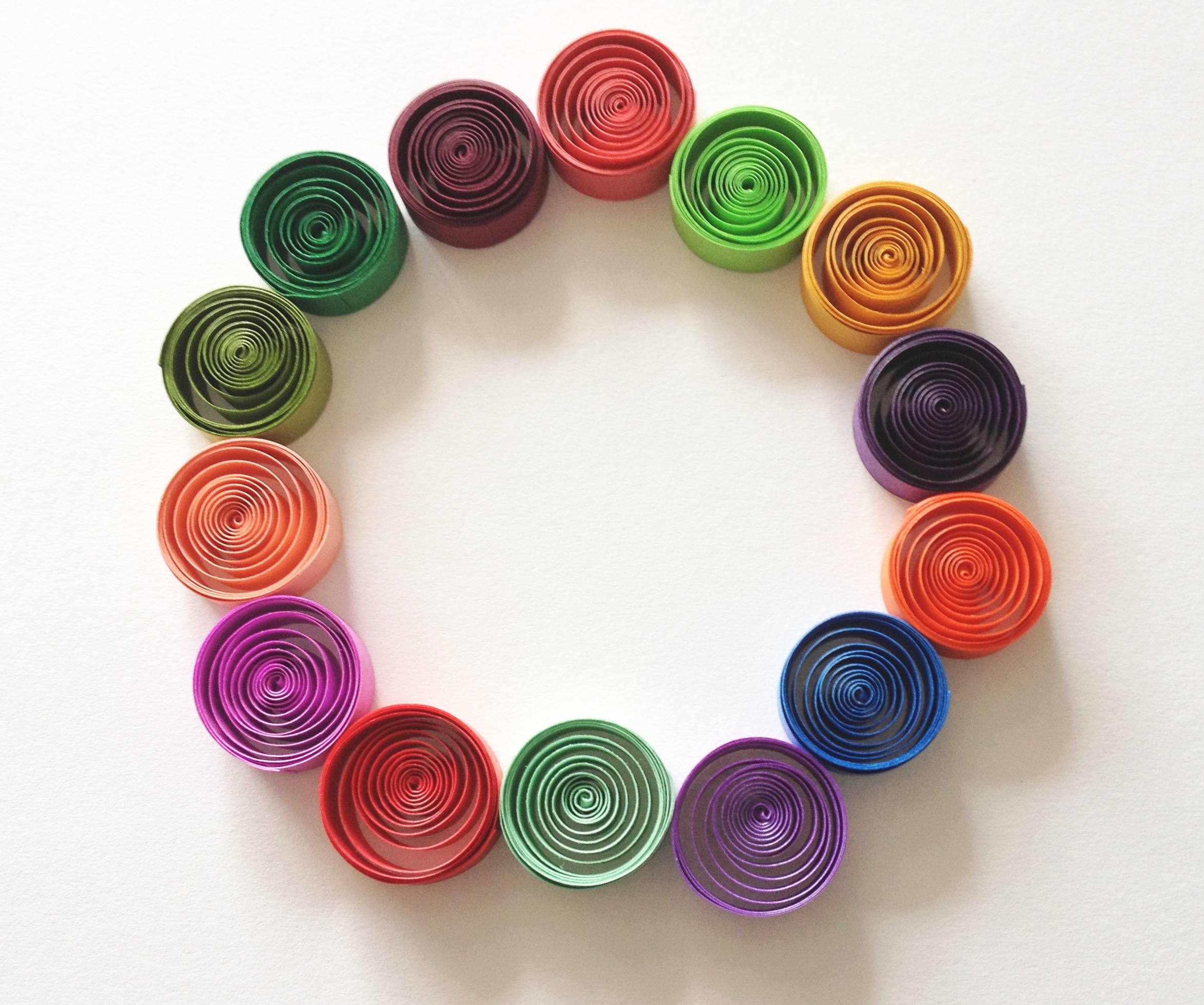 Little Circles On Edge Card Stock Quilling Paper Strips