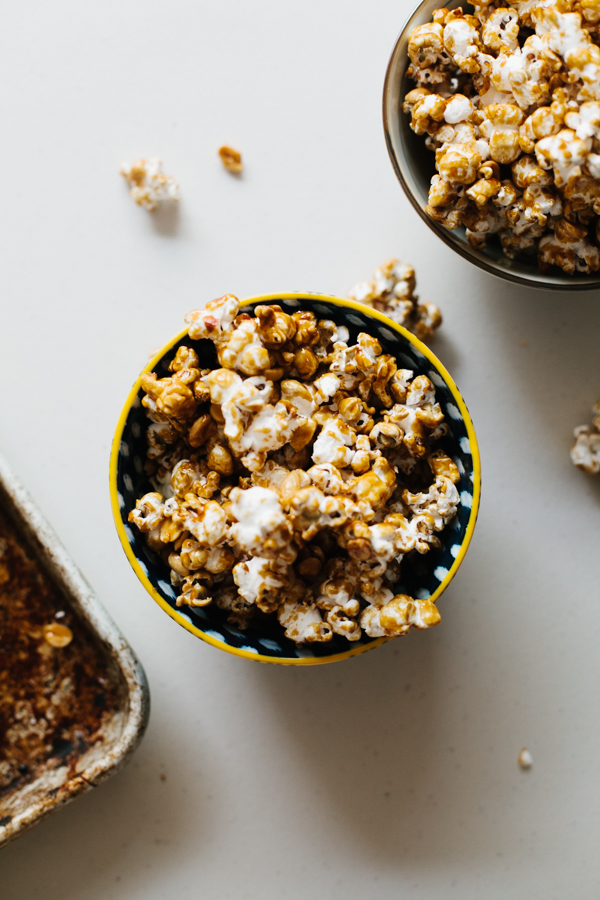 Bowls of Homemade Cracker Jacks