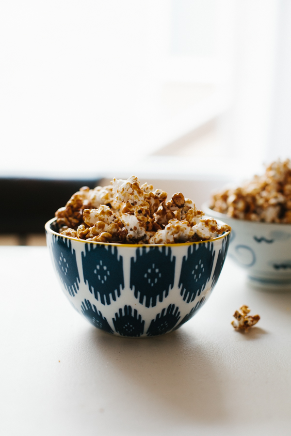 Bowl of Homemade Cracker Jacks