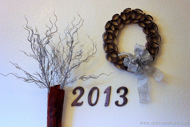 Toilet Paper Roll Wreath