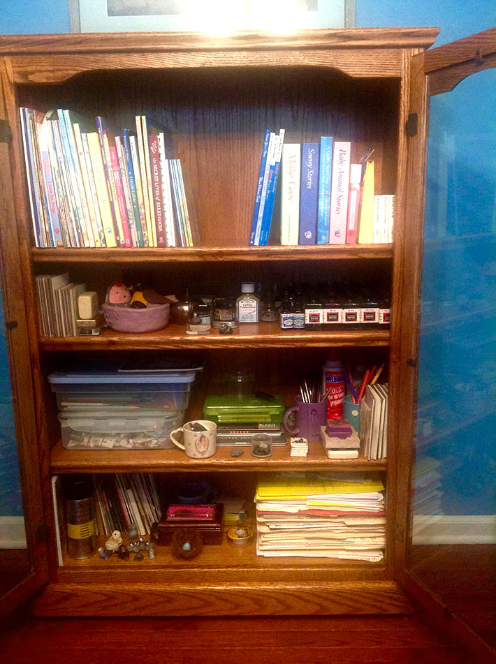 art supply closet