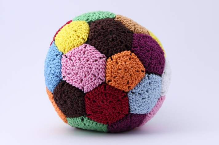 Patchwork crochet patchwork ball